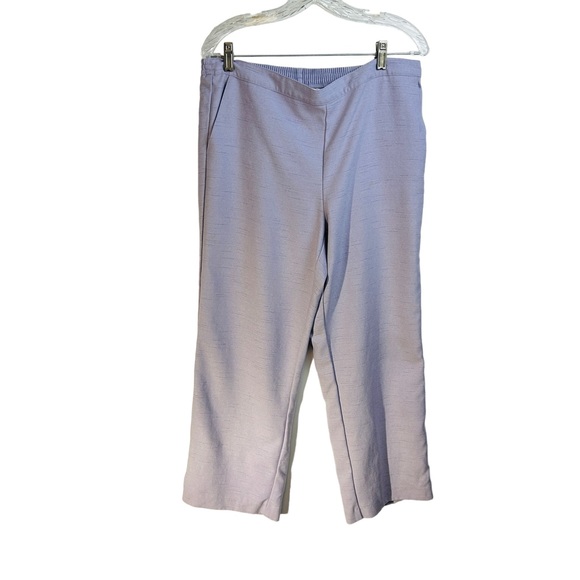 Alfred Dunner Women's Straight Pull-On Pants Size 14 - Picture 2 of 8